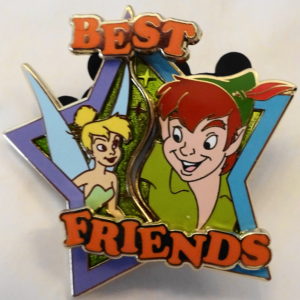 Disney Best Friends Peter Pan & Tinker Bell Limited Edition 3000 #2 Pin ...