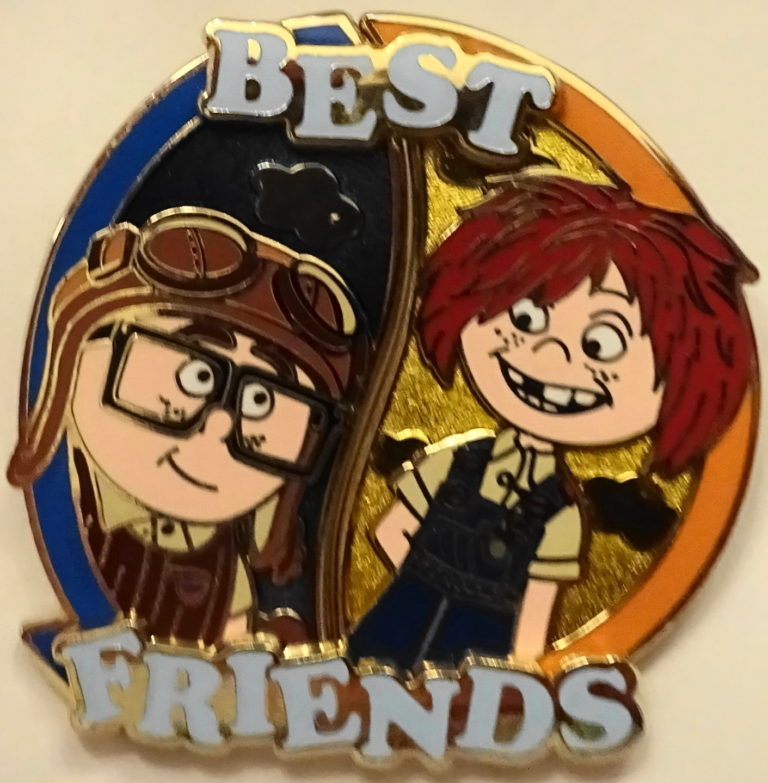 Disney Best Friends Up Movie Characters Carl & Ellie Limited Edition ...