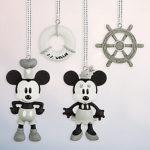 Disney Steamboat Willie Sketchbook Minis Christmas Ornaments Set Of #4 ...