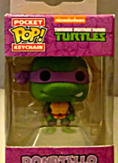 TMNT Donatello Funko Keychain New In Box Front