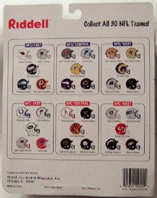 Riddell NFL AFC Team Pocket Size Conference Helmet Set