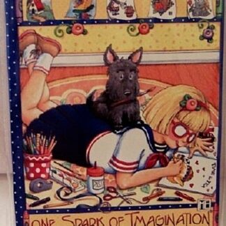 Mary Engelbreit One Spark Of Imagination Journal New Front