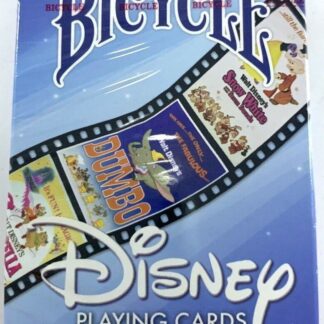 DISNEY Bicycle Collectible Playing Cards New In Pack. Featuring Vintage Movie Posters. Front