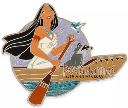 Disney Pocahontas Pin Limited 25th Anniversary New Stock Photo